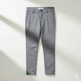 Slim Fit Boys' Grey Trousers
