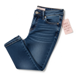 Girls Slim Fit Ankle Length Jeans